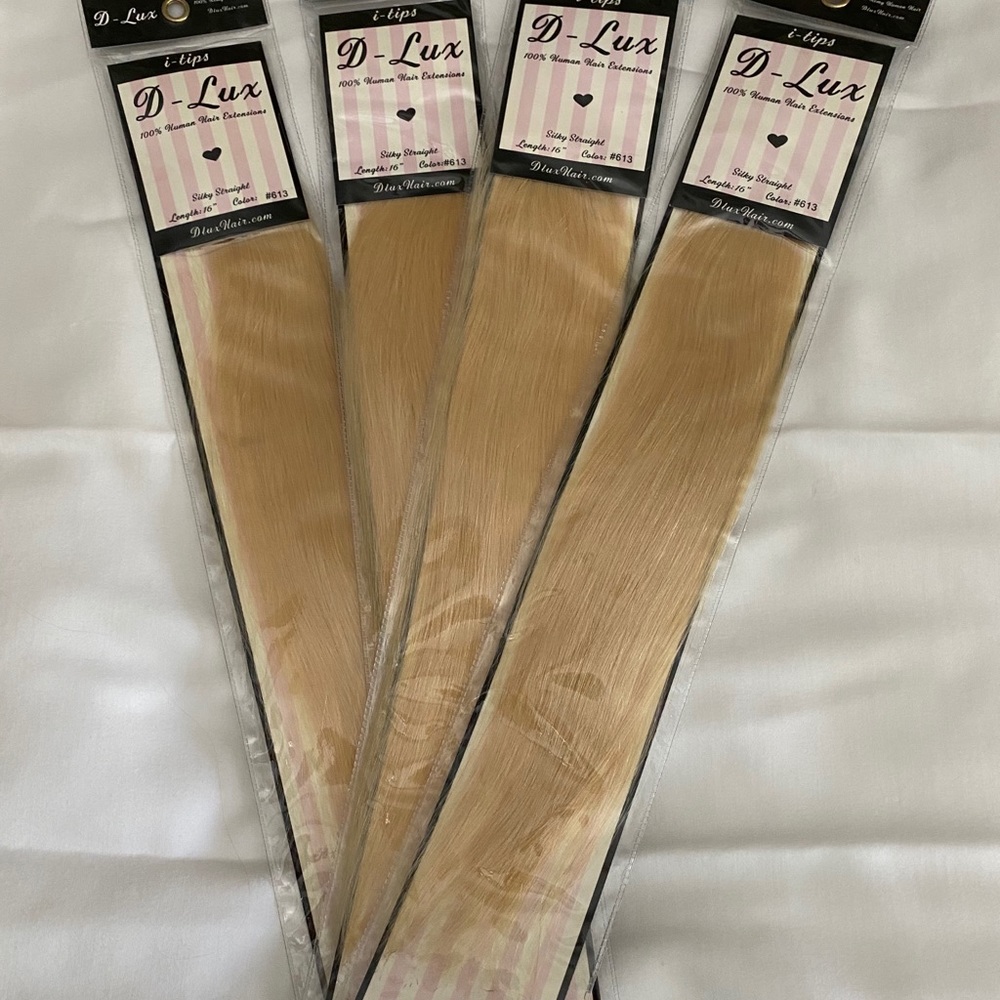 16” Remy I-Tip Human Hair Blonde Bundle